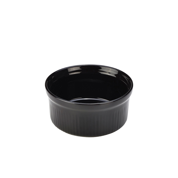 Souffle tálka 9,5cm fekete 12db/krt