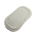 Ovális cukornádtető elviteles aljakhoz 24,5x14x1cm 50db/cs 300db/krt