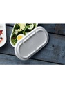 Ovális cukornádtető elviteles aljakhoz 24,5x14x1cm 50db/cs 300db/krt