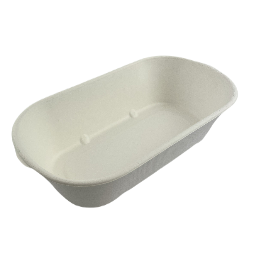 Elviteles ovális cukornádalj 1000ml 23,5x13,1x7cm  50db/cs 300db/krt