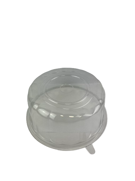 Műanyag fedél O26cm-es fekete tortatartó aljhoz (L-415) (PET) 50db/cs 200db/krt