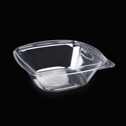 Műanyag szögletes salátás tál 1000ml PET 50db/cs 300db/krt