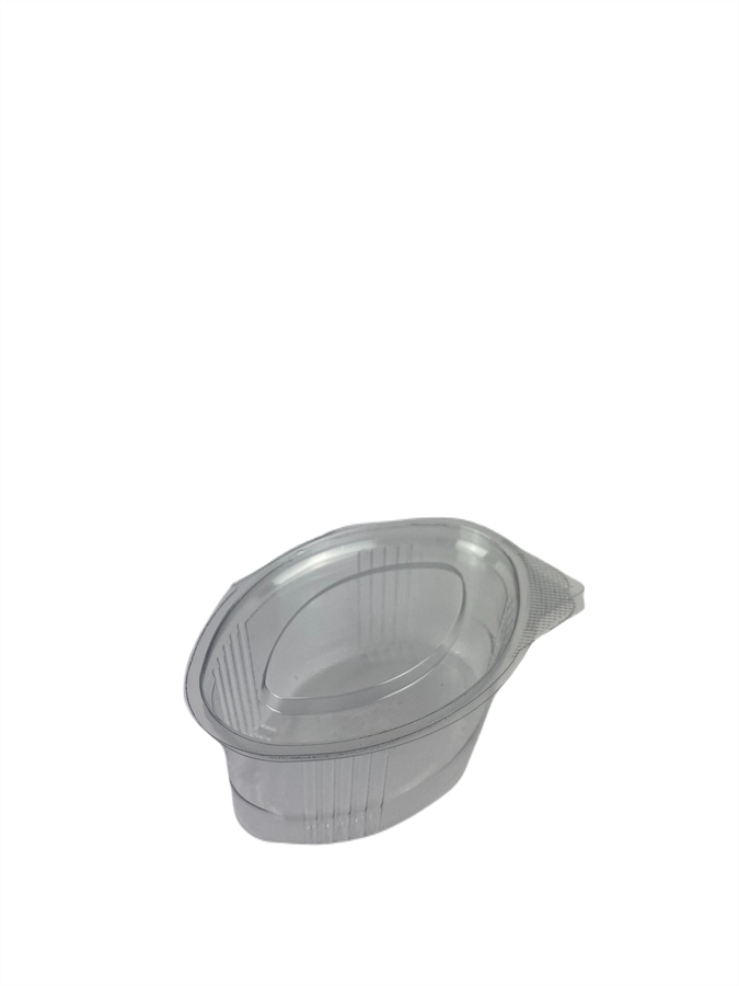 Műanyag összecsukható ovális imbisz 80ml (PET) 100db/cs 1000db/krt (Legolcsóbb)