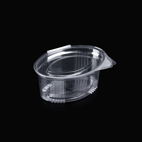 Műanyag összecsukható ovális imbisz 80ml (PET) 100db/cs 1000db/krt (Legolcsóbb)