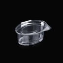 Műanyag összecsukható ovális imbisz 80ml (PET) 100db/cs 1000db/krt (Legolcsóbb)