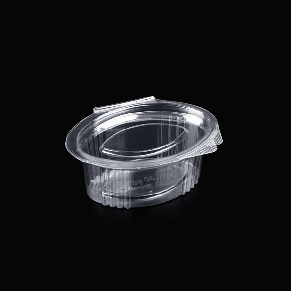 Műanyag összecsukható ovális imbisz 30ml (PET) 100db/cs 1000db/krt (Legolcsóbb)