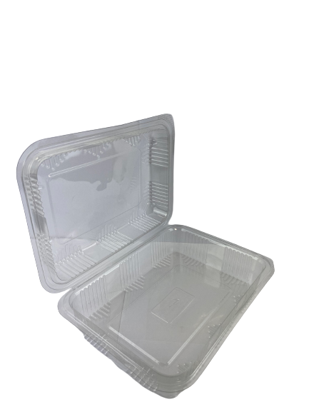 Műanyag összecsukható doboz 1250 ml (232x174x54,3+29,5mm) 100DB/CS 300DB/KRT Helyette: ALI40