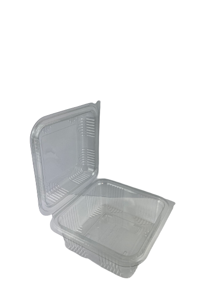 Műanyag összecsukható doboz süteményes 600 ml (308x150x75mm) 100DB/CS 600DB/KRT
