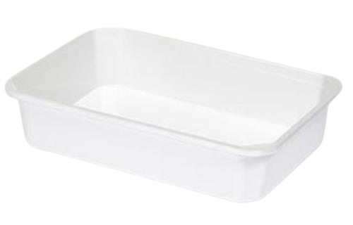 Műanyag szögletes tál 3,2L 30x21,5cm E-331,341 96db/krt.