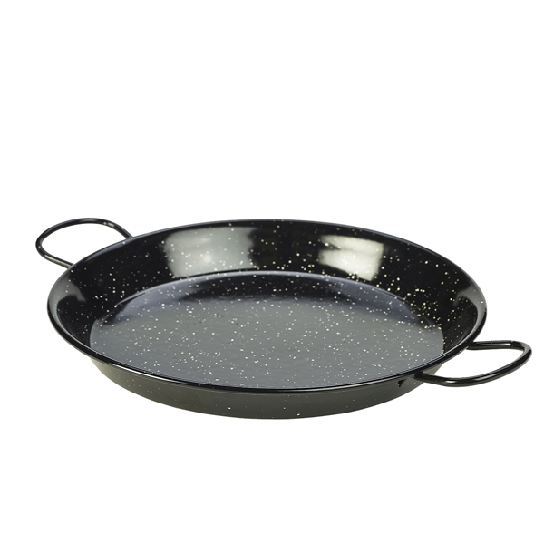 Zománcozott Paella tál füles 30cm 6db/cs