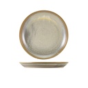 Terra porcelán tányér rusztikus matt szürke 19cm 6db/krt
