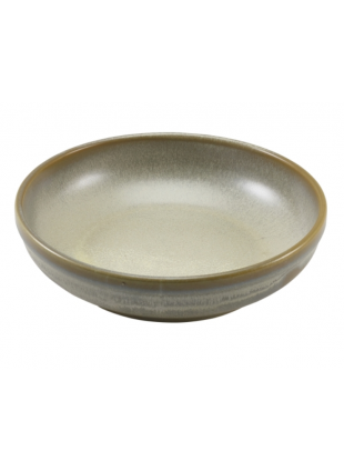 Terra porcelán tál rusztikus matt szürke 20x5,3cm 1L 6db/krt
