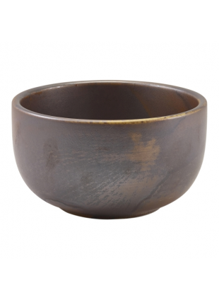 Terra porcelán tálka rusztikus rézbarna 12,5x6,5cm (500ml)