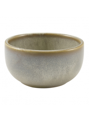 Terra porcelán tapaszos tálka rusztikus matt szürke 11,5x5,5cm 360ml 6db/krt.