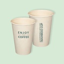 EV.Műanyagmentes bambusz papírpohár 3dl (12oz), 50db/cs (20cs/#)