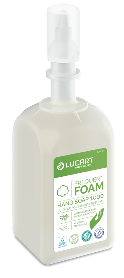 Identity 900 Classic Habszappan, virág illat, mandula olajjal 900ml, 1350 adag 6db/krt