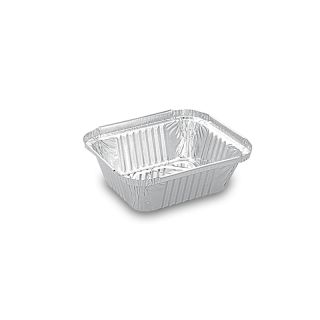 Alutálka szögletes 470ml 60µ 14,5x12x4,1cm 100db/cs 1000db/krt (W)