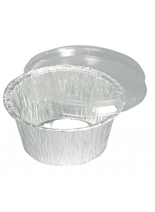 Alutálka kerek 8x3,7cm 50µ 115ml 150db/cs 3000db/krt