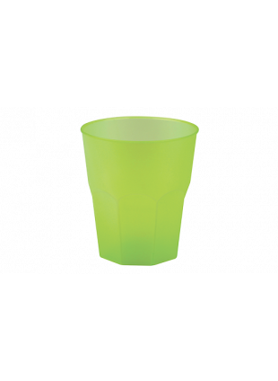 Koktélos pohár PP opálos világos zöld 350ml (2, 4 és 25cl-nél jel.) 20db/cs 420db/krt KIFUTÓ