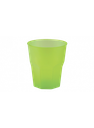 Koktélos pohár PP opálos világos zöld 350ml (2, 4 és 25cl-nél jel.) 20db/cs 420db/krt KIFUTÓ