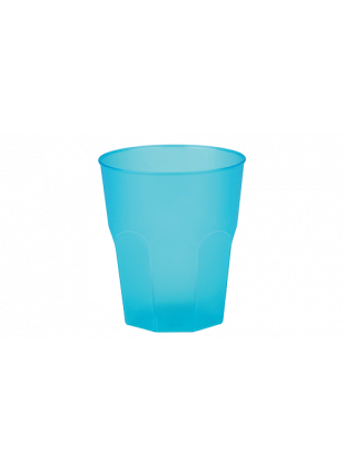 Koktélos pohár PP opálos türkiz 350ml (2, 4 és 25cl-nél jel.)  20db/cs 420db/krt KIFUTÓ
