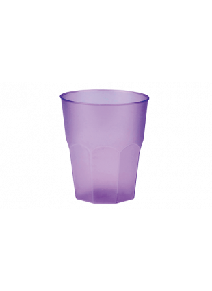 Koktélos pohár PP opálos lila 350ml (2, 4 és 25cl-nél jel.) 20db/cs 420db/krt KIFUTÓ