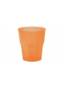 Koktélos pohár PP opálos narancs 350ml (2, 4 és 25cl-nél jel.) 20db/cs 420db/krt KIFUTÓ