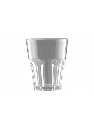 Műanyag stampedlis pohár víztiszta 40ml 6db/cs 72db/krt