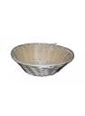 Kenyérkosár kerek polyrattan 22,5x8cm 12db/krt.