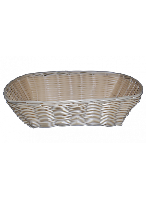 Kenyérkosár szögletes polyrattan 24x18x8cm