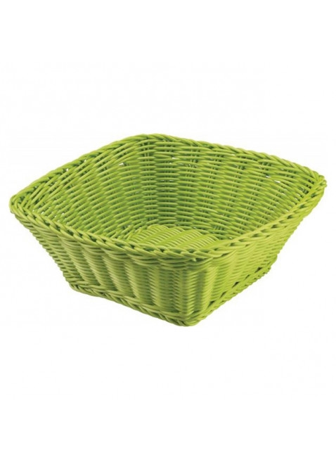 Saleen kosár szögletes 23x23x9 cm limezöld