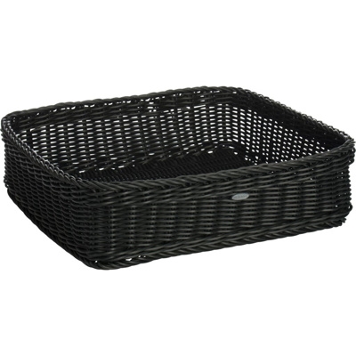 Saleen kosár szögletes GN 2/3 fekete 35,5x32,5x10 cm