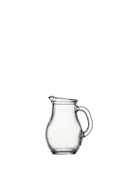 Bistro üveg kancsó 0,25l 12db/krt (80100)