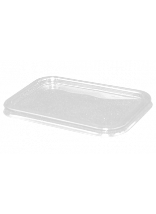 Műanyag szögletes tető 200-425ml-ig PET 50db/cs 800db/krt