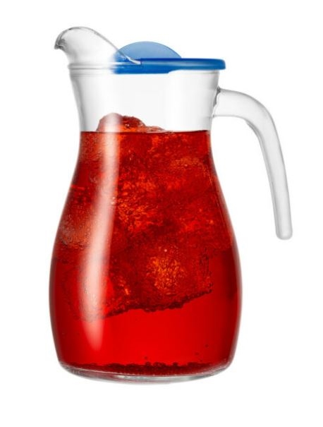 Venezia üveg kancsó tetővel 1,5L 6db/krt