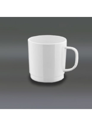 Menza bögre 300ml fehér (PP) 140db/krt