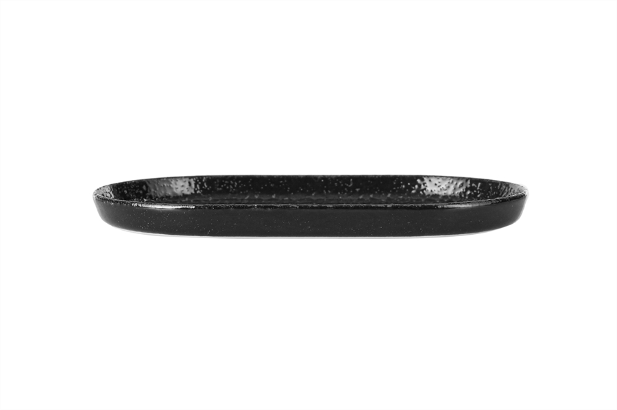 Ethos Black Moss Ovális Tányér 18cm
