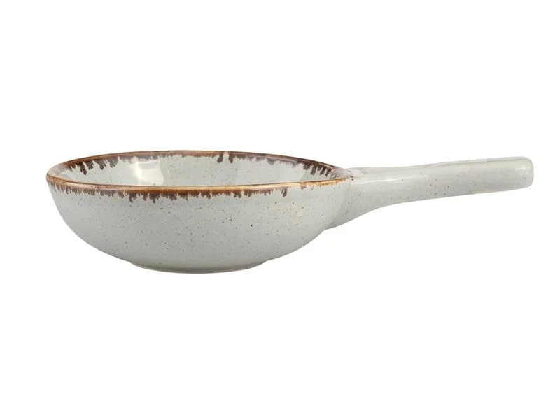 Seasons Szürke Tálaló Tál Füles 14cm