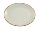 Seasons Szürke Ovális Tányér 36cm