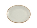 Seasons Szürke Ovális Tányér 24cm