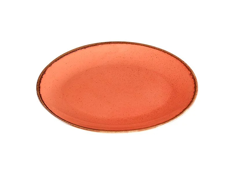 Seasons Narancssárga Ovális Tányér 18cm