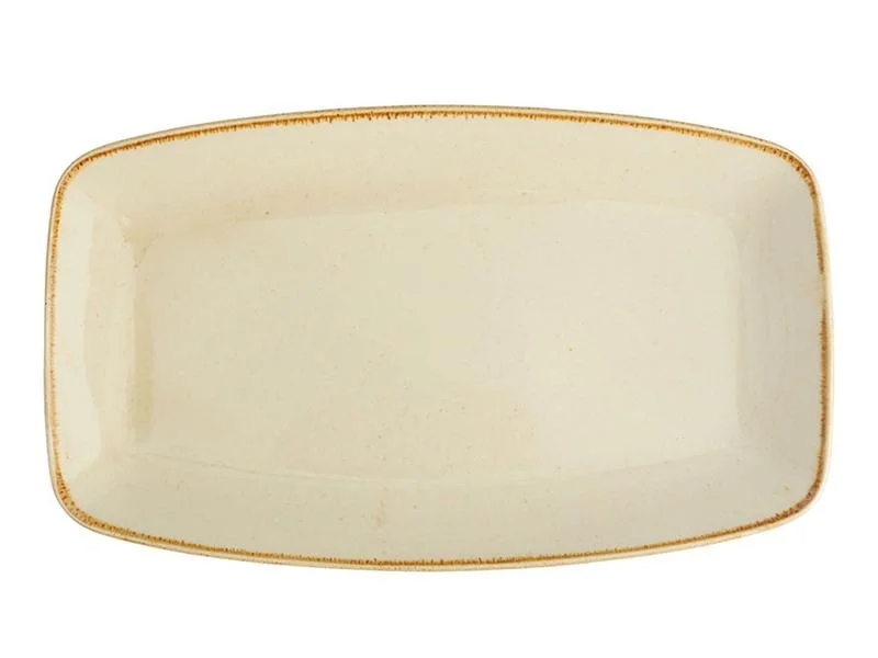 Seasons Sárga Ovális Tányér 32cm