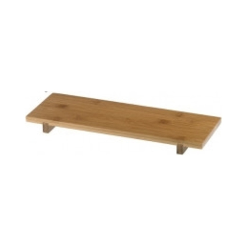 [S0062] Bambusz szögletes tálalólap 30x11x2,5cm