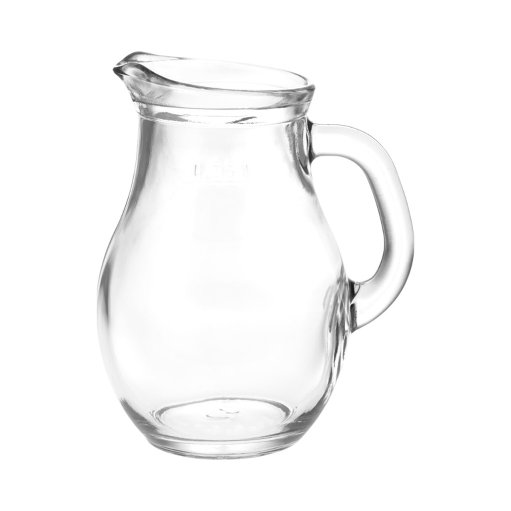 [135533] Bistro üveg kancsó 0,25l 12db/krt (80100)