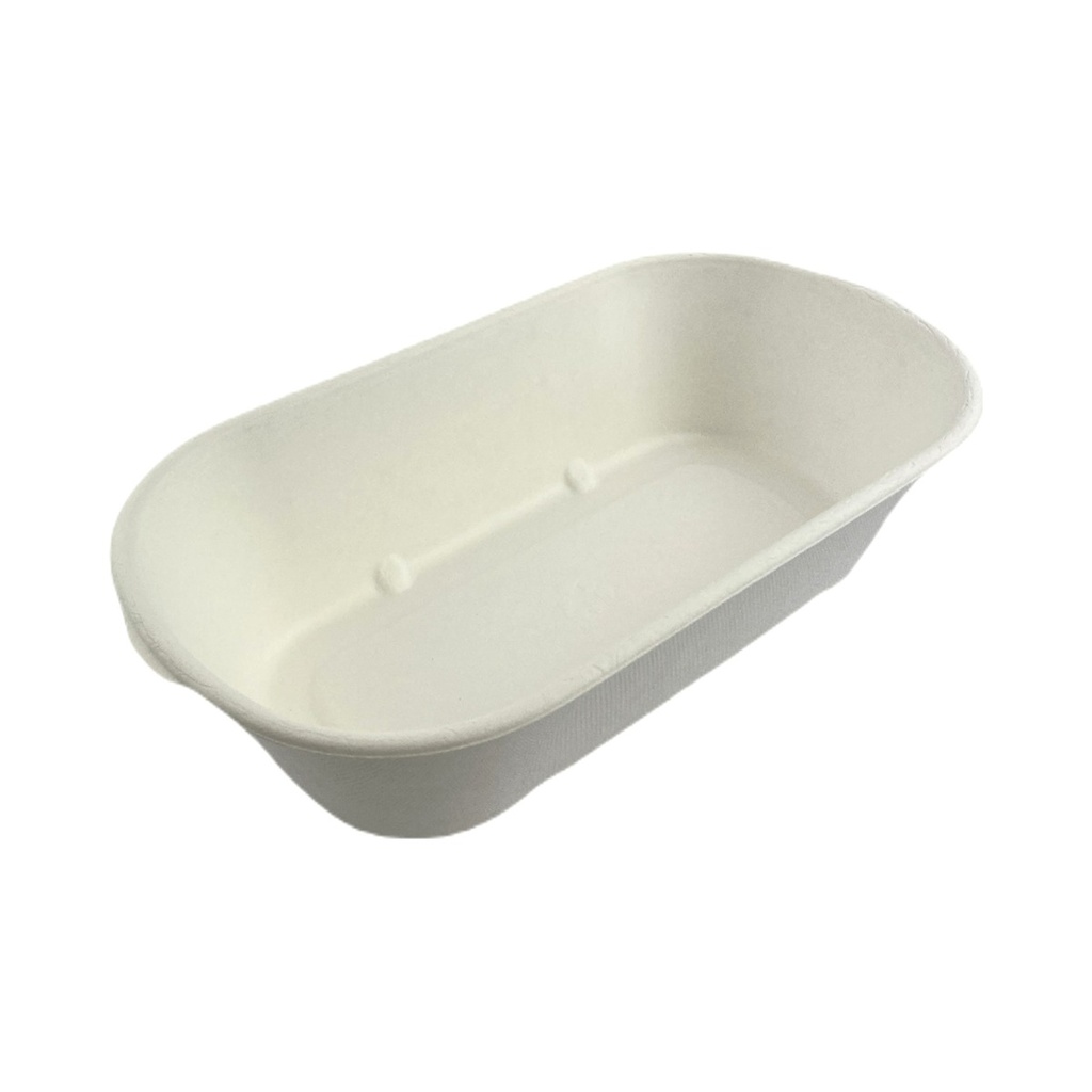 Elviteles ovális cukornádalj 1000ml 23,5x13,1x7cm  50db/cs 300db/krt