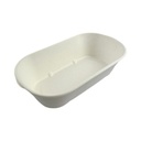 Elviteles ovális cukornádalj 1000ml 23,5x13,1x7cm  50db/cs 300db/krt