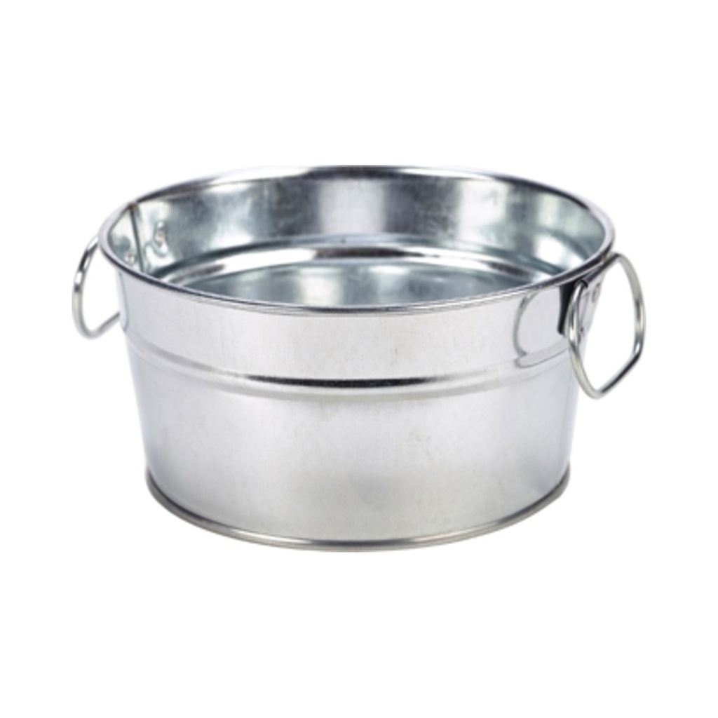 [GSB15] Galvanizált tálaló kerek füles 15x8cm 12db/krt