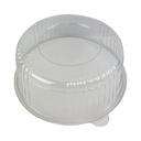 Műanyag fedél O21cm-es fekete tortatartó aljhoz (L-405) (PET) 100db/cs 400db/krt