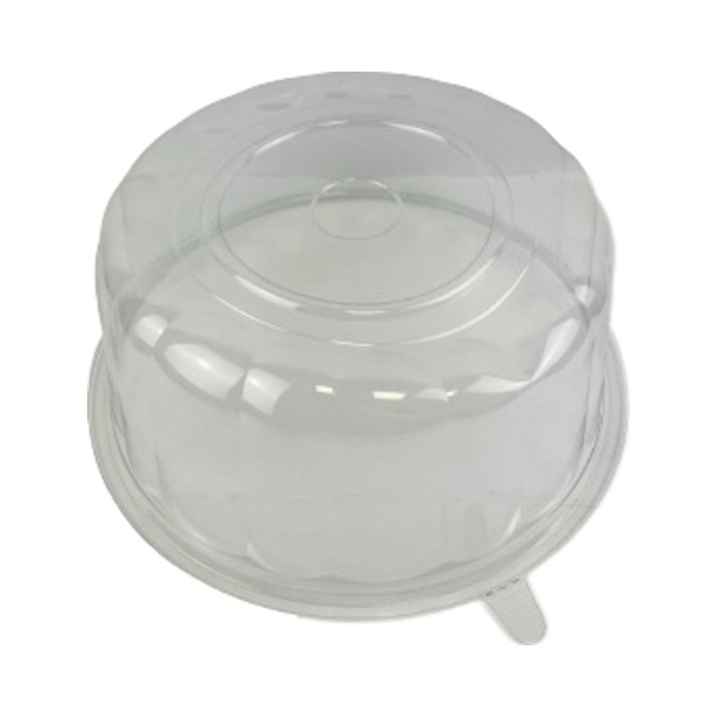 Műanyag fedél O26cm-es fekete tortatartó aljhoz (L-415) (PET) 50db/cs 200db/krt