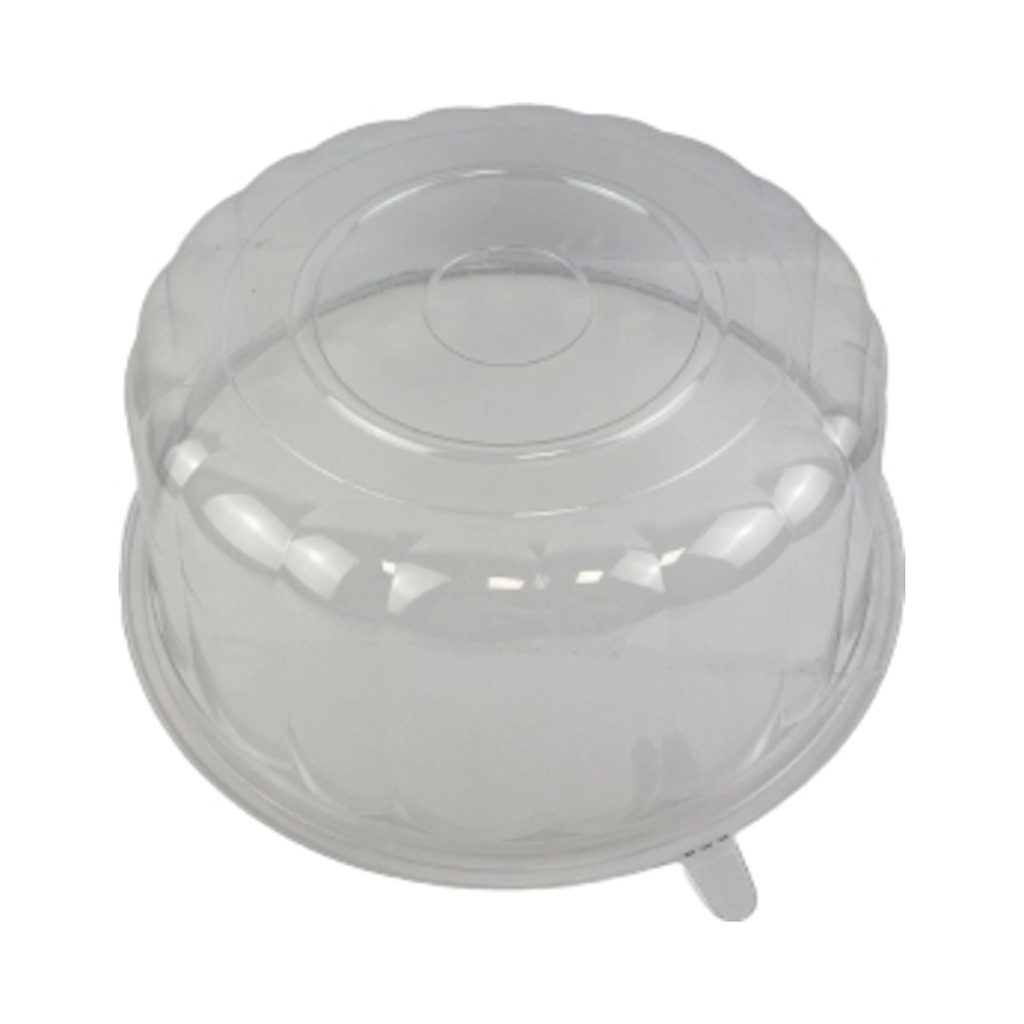 Műanyag fedél O30cm-es fekete tortatartó aljhoz (L-425) (PET) 50db/cs 200db/krt